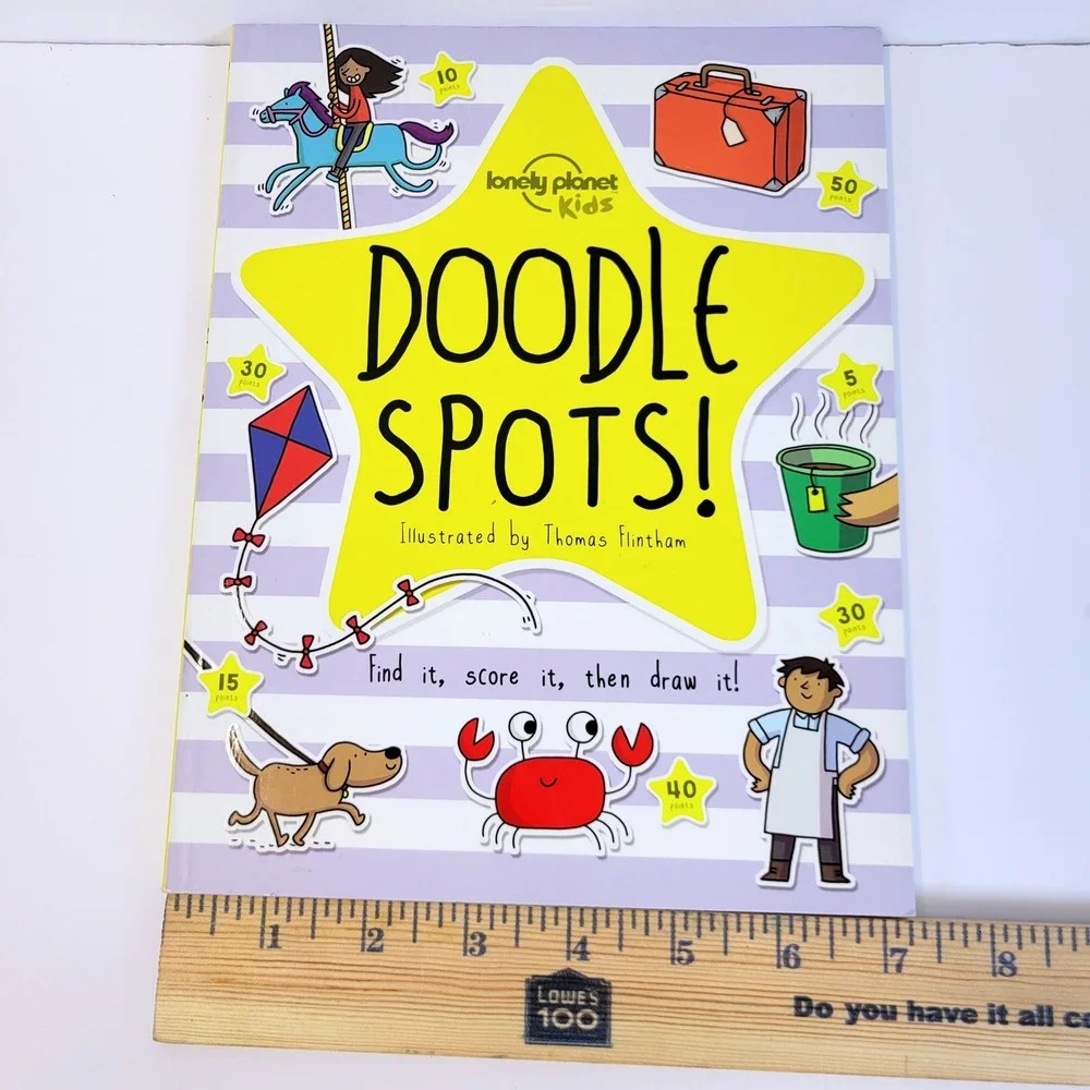 Lonely Planet Kids Doodle Spots Activity Book Thomas Flintham Kids Fun